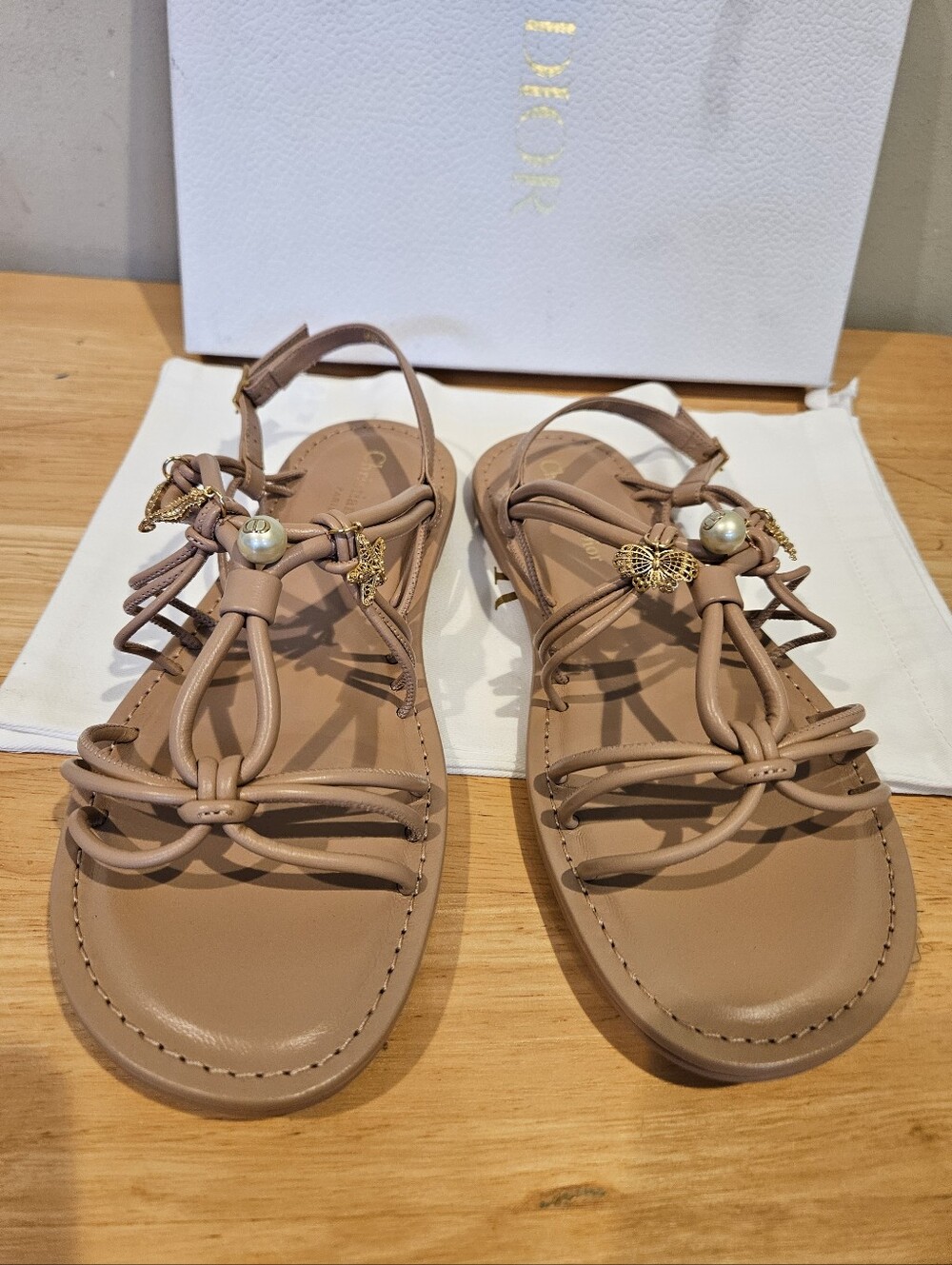 Christian Dior Dioriviera Sandals Size 38.5 New - Picture 2 of 11